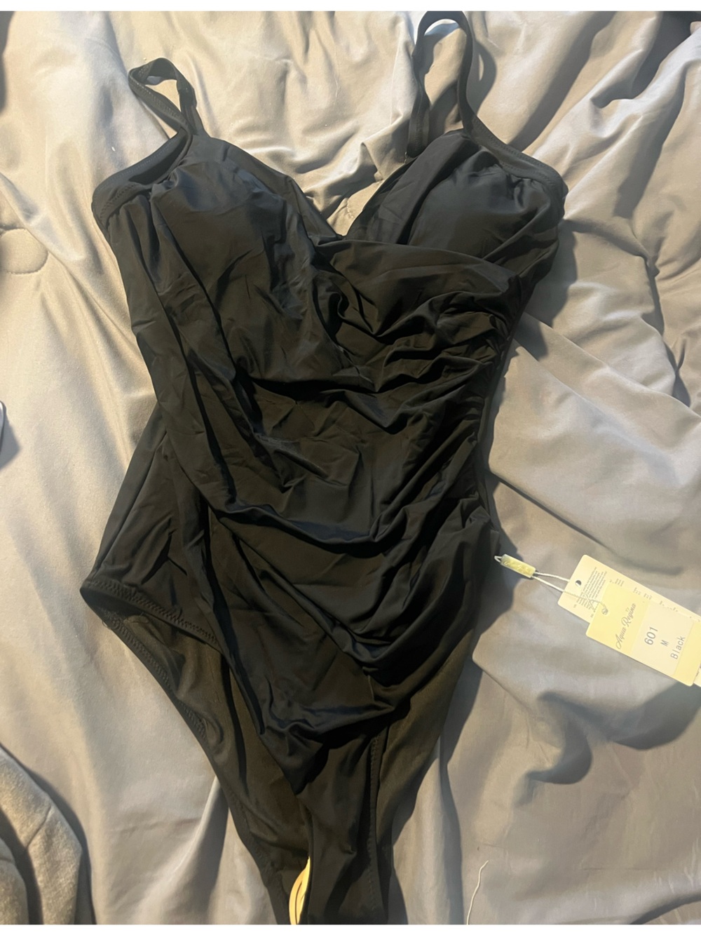 Black one piece Bathing suit size Medium